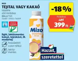 ALDI Mizo tejital / kakaó ajánlat