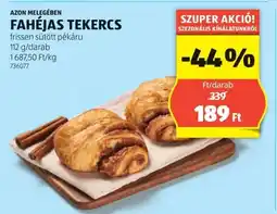 ALDI Azon Melegében Fahéjas tekercs ajánlat