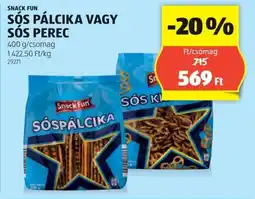 ALDI Snack Fun sós pálcika / sós perec ajánlat