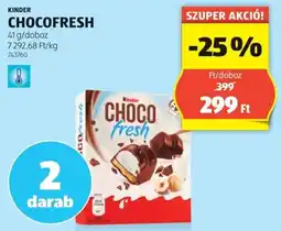 ALDI Kinder Chocofresh ajánlat