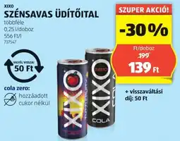 ALDI XIXO Szénsavas üdítőital ajánlat