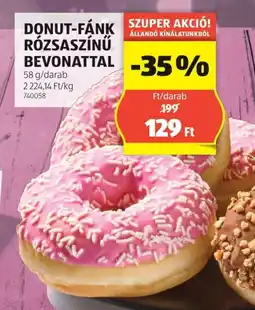 ALDI Donut-fánk szuper akció! rózsaszínű ajánlat