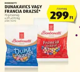 ALDI Bonbonetti dunakavics / francia drazsé ajánlat