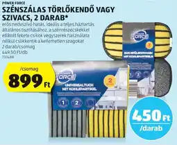 ALDI Power Force szénszálas törlőkendő / szivacs ajánlat