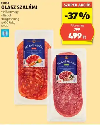 ALDI Cucina olasz szalámi ajánlat