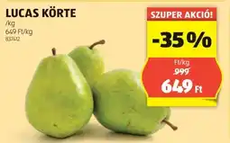 ALDI Lucas körte ajánlat