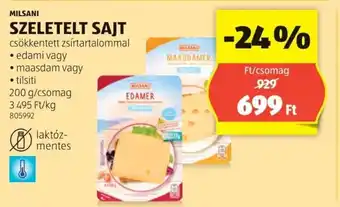 ALDI Milsani szeletelt sajt ajánlat