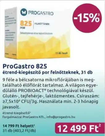 Benu Gyógyszertárak ProGastro 825 ajánlat