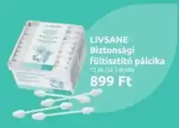 Benu Gyógyszertárak LIVSANE Biztonsági fültisztitó pálcika ajánlat