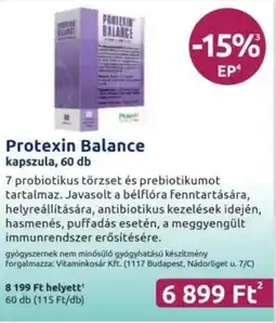 Benu Gyógyszertárak Protexin Balance ajánlat