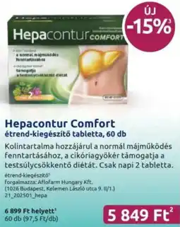 Benu Gyógyszertárak Hepacontur Comfort ajánlat