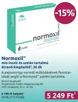 Benu Gyógyszertárak Normoxil ajánlat