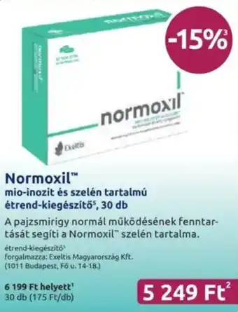 Benu Gyógyszertárak Normoxil ajánlat