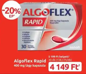 Benu Gyógyszertárak Algoflex Rapid ajánlat