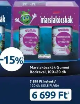 Benu Gyógyszertárak Marslakócskák Gummi Bodzával ajánlat