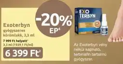 Benu Gyógyszertárak Exoterbyn ajánlat