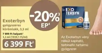 Benu Gyógyszertárak Exoterbyn ajánlat