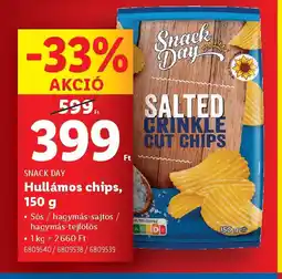 Lidl Snack Day Hullámos chips ajánlat