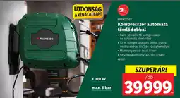 Lidl Parkside Kompresszor automata tömlődobbal ajánlat