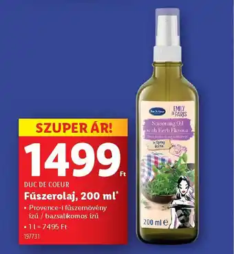 Lidl Duc De Coeur Fűszerolaj ajánlat