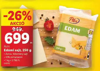 Lidl PILOS Edámi sajt ajánlat