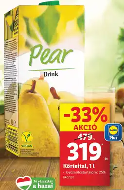 Lidl Körteital ajánlat