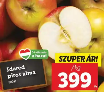 Lidl Idared piros alma ajánlat