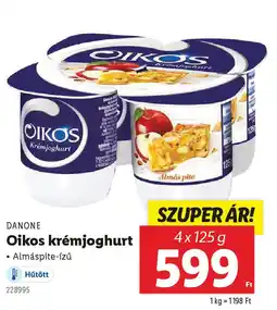 Lidl DANONE Oikos krémjoghurt ajánlat