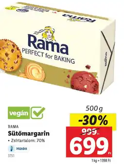 Lidl RAMA Sütőmargarin ajánlat