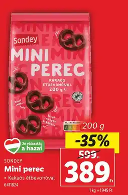 Lidl SONDEY Mini perec ajánlat