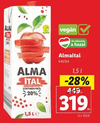 Lidl Almaital ajánlat