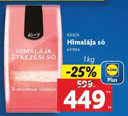 Lidl KANIA Himalája só ajánlat