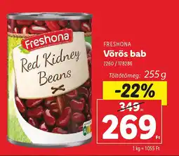 Lidl FRESHONA Vörös bab ajánlat