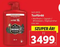 Lidl OLD SPICE Tusfürdő ajánlat