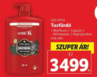 Lidl OLD SPICE Tusfürdő ajánlat