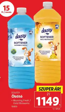 Lidl DOUSSY Öblítő ajánlat