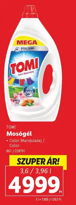 Lidl TOMI Mosógél ajánlat