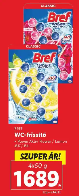 Lidl BREF WC-frissítő ajánlat