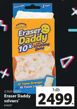 Lidl SCRUB DADDY Eraser Daddy szivacs ajánlat