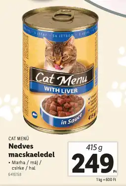 Lidl CAT MENÜ Nedves macskaeledel ajánlat