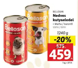 Lidl BELLOSAN Nedves kutyaeledel ajánlat