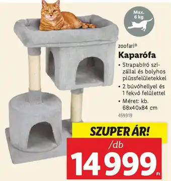 Lidl Zoofari Kaparófa ajánlat