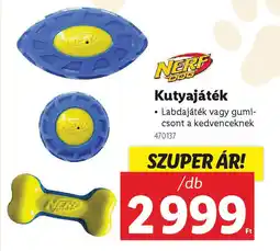 Lidl NERF DOG Kutyajáték ajánlat