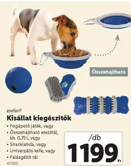 Lidl Zoofari Kisállat kiegészítők ajánlat