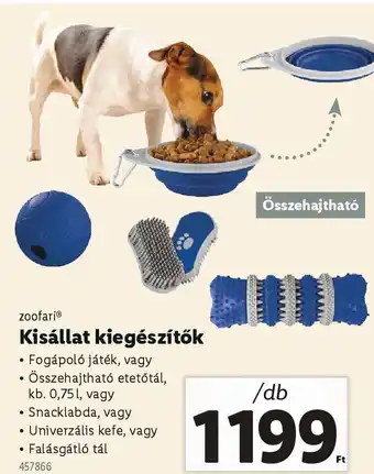 Lidl Zoofari Kisállat kiegészítők ajánlat