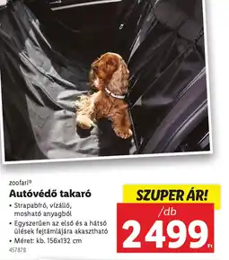 Lidl Zoofari Autóvédő takaró ajánlat