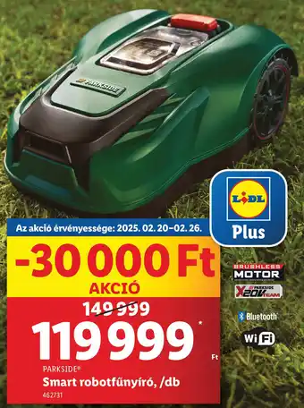 Lidl PARKSIDE Smart robotfűnyíró ajánlat