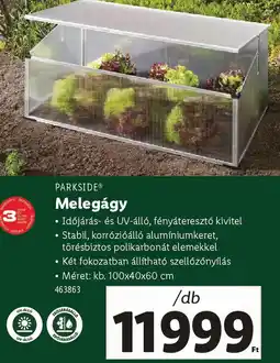 Lidl PARKSIDE Melegágy ajánlat