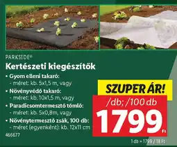 Lidl PARKSIDE Kertészeti kiegészítők ajánlat