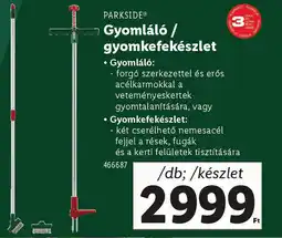 Lidl PARKSIDE Gyomláló / gyomkefekészlet ajánlat